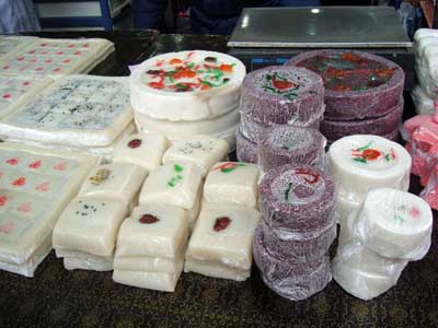 Qibao snack street.