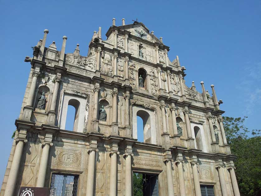 Ruinas de Sao Paulo, Macau, China.