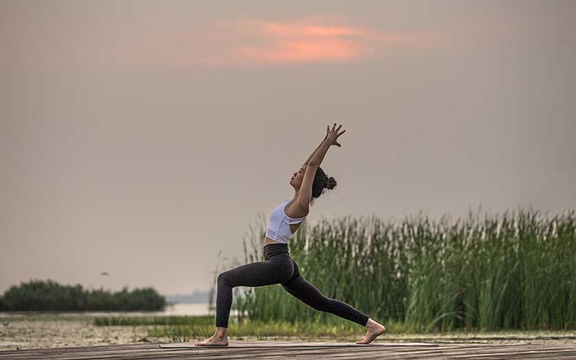 Yoga at Sangha Retreat, China