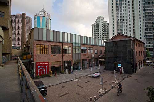 Moganshan Lu, the center of the city's modern art scene, Shanghai, China.