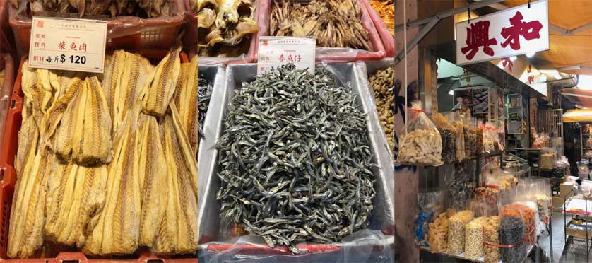 Dry seafood for consumption and medical care, Sheung Wan.