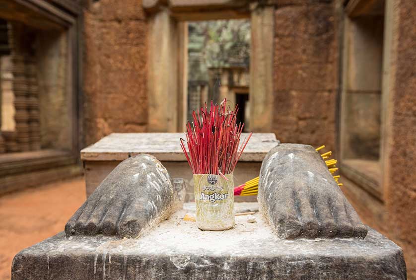 Cycling in Siem Reap. Cycling in Siem Reap, Angkor Wat, Cambodia.