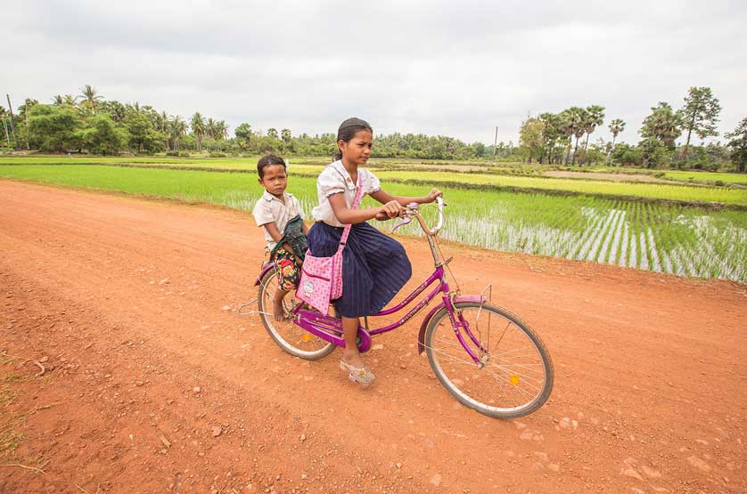 Cycling in Siem Reap, Cambodia Cycling in Siem Reap, Cambodia.