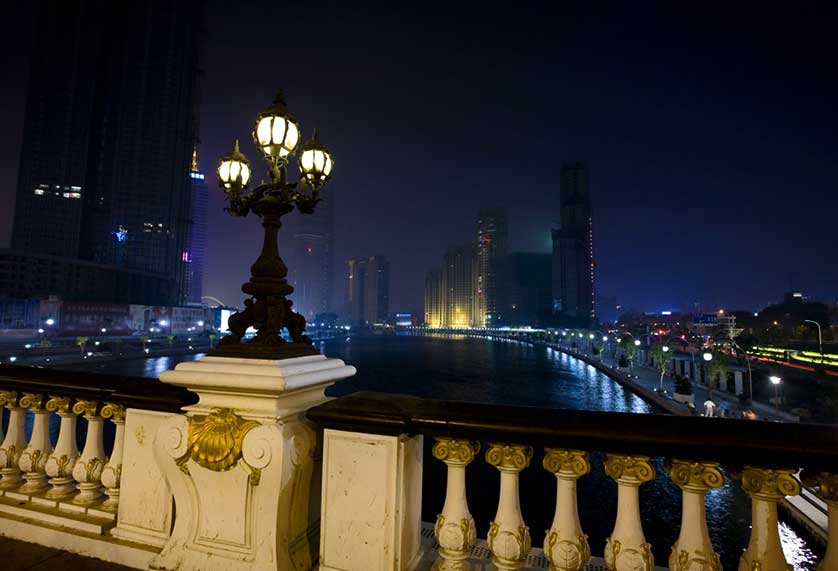 Tianjin by night.