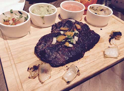 Arrachera Steak Verde Mar, Hong Kong, China.