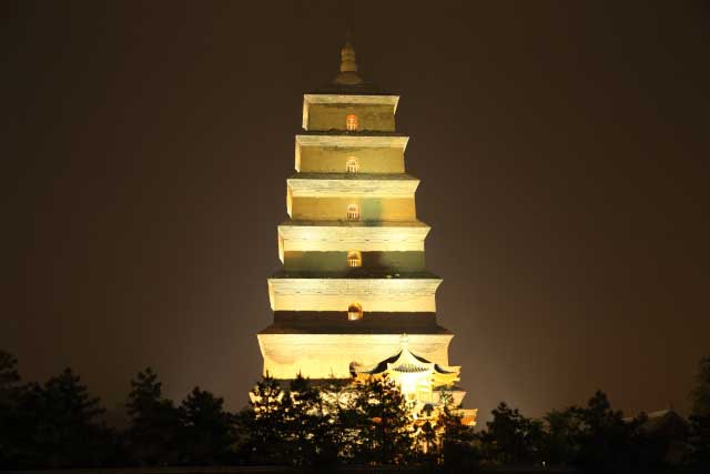 Big Wild Goose Pagoda, Xian, China.