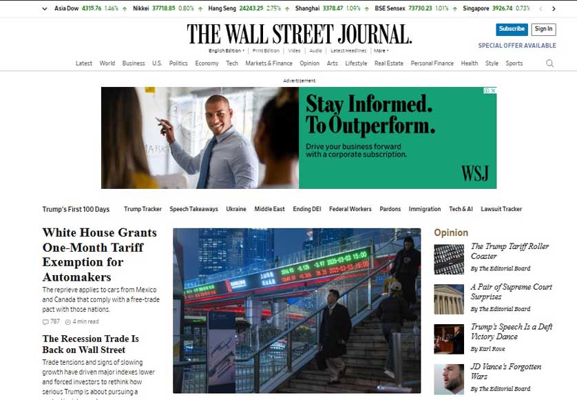 Wall Street Journal.