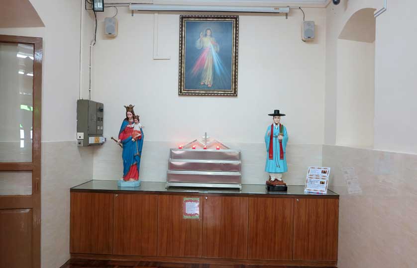 The Chapel of St. Francis Xavier, Macau, China.