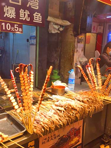 Xiamen has a diverse choice of food to select from.