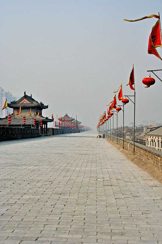 Xian City Walls, Xian.