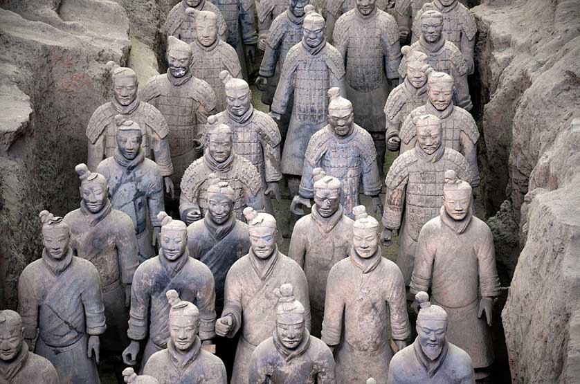 Terracotta Soldiers, Xian, China.