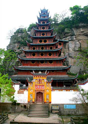 Shibaozhai Fortress, China.